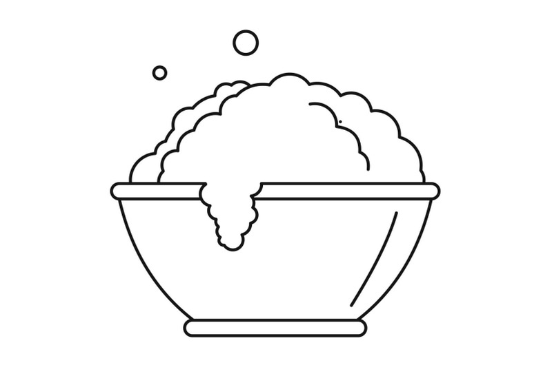 laundry-bubble-icon-outline-style