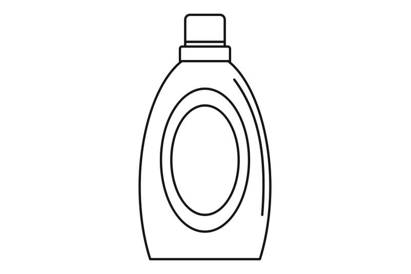 wash-clean-bottle-icon-outline-style