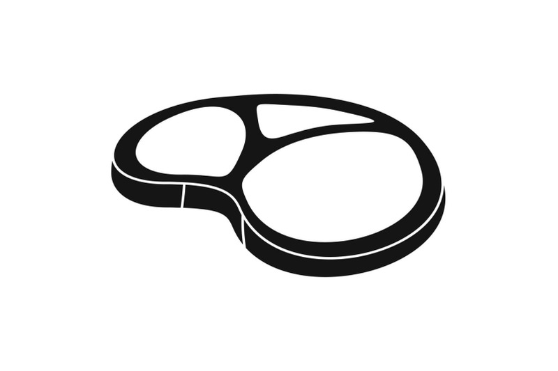 tbone-steak-icon-simple-style