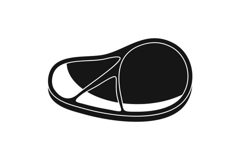 raw-steak-icon-simple-style