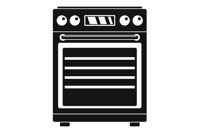 gas-cooker-icon-simple-style