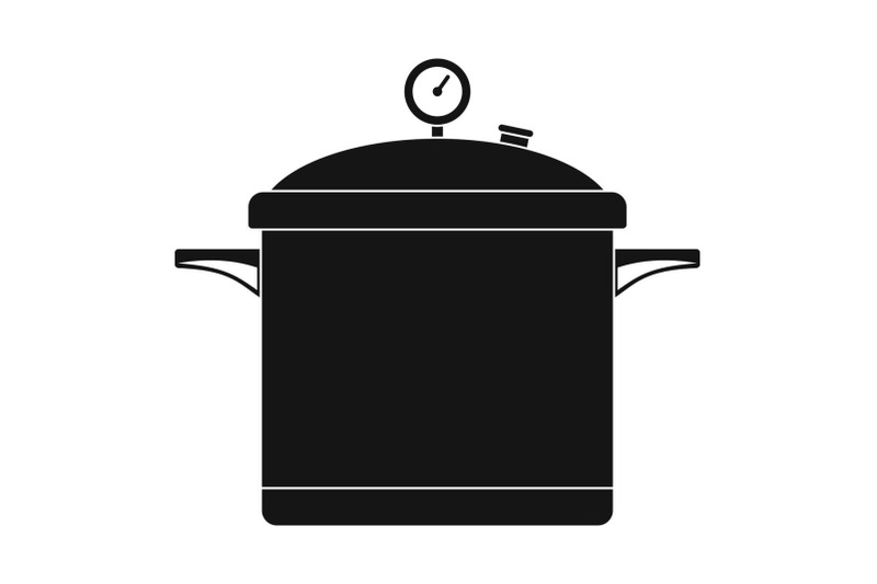 big-cook-saucepan-icon-simple-style