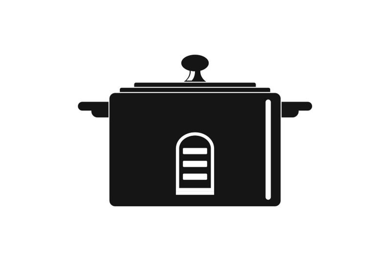 digital-saucepan-icon-simple-style