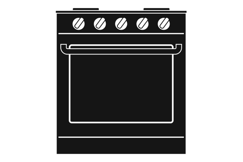 new-oven-icon-simple-style