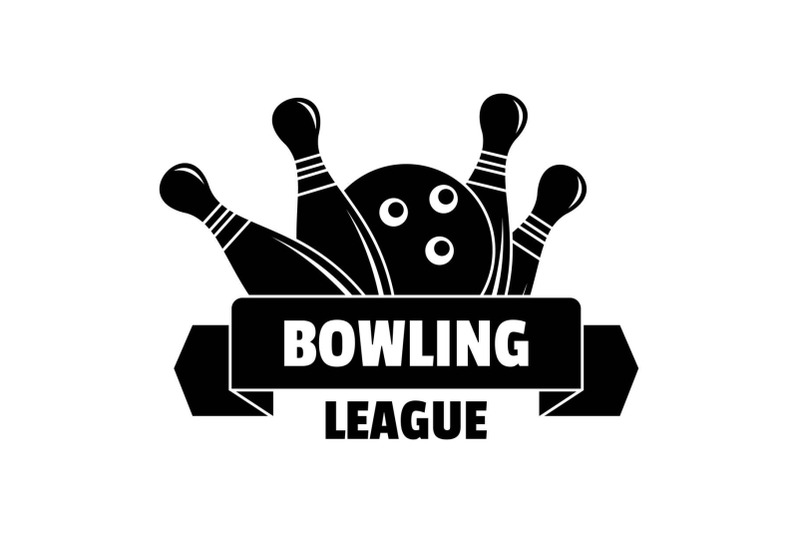 bowling-league-logo-simple-style