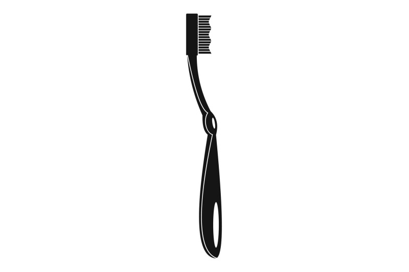 flex-toothbrush-icon-simple-style