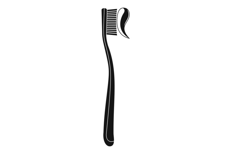 classic-toothbrush-icon-simple-style