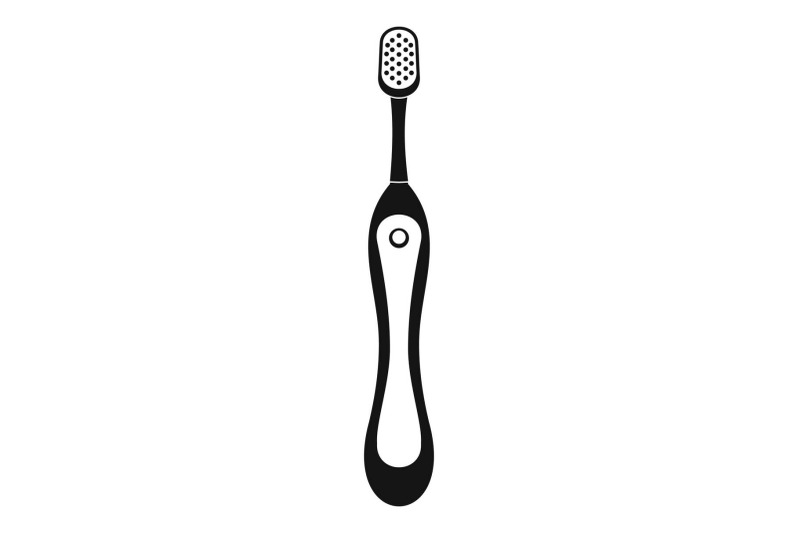 woman-toothbrush-icon-simple-style