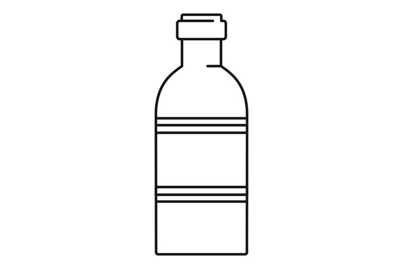 tomato-bottle-icon-outline-style