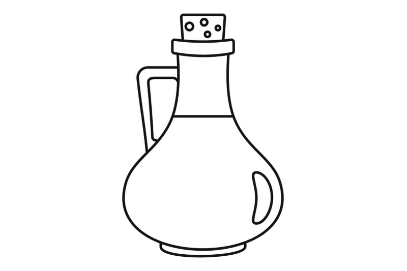 italian-olive-oil-bottle-icon-outline-style