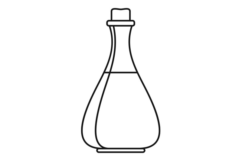 olive-oil-bottle-icon-outline-style