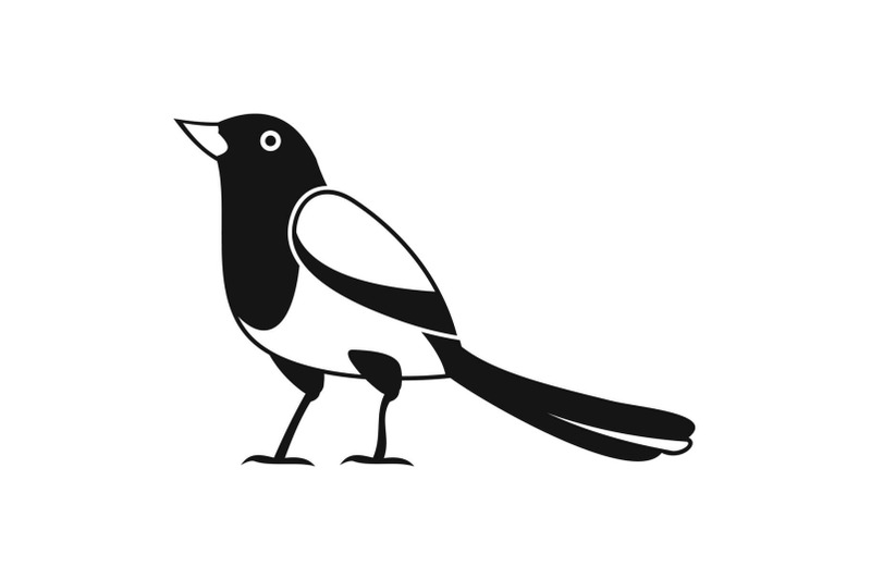 strange-magpie-icon-simple-style