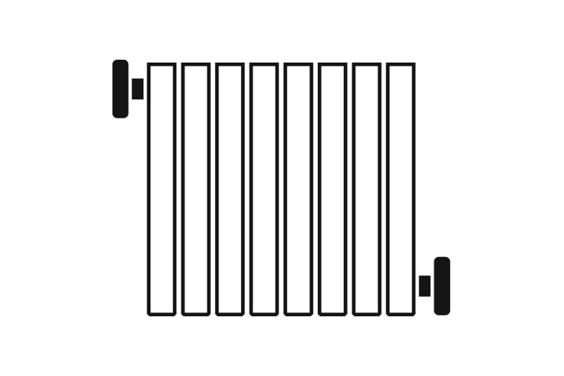 radiator-icon-simple-style