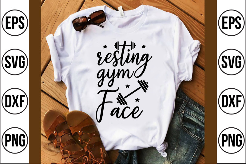 resting-gym-face-svg-cut-file