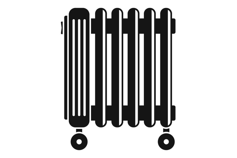 oil-radiator-icon-simple-style