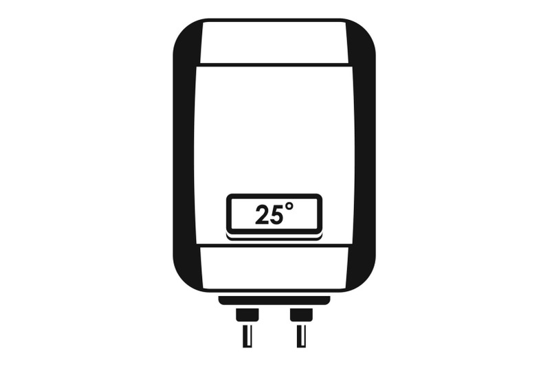 digital-panel-boiler-icon-simple-style