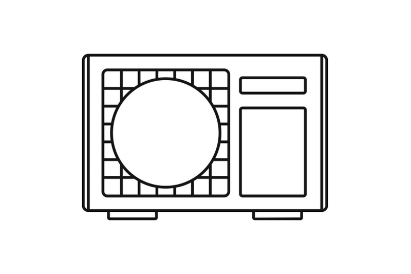 outdoor-conditioner-radiator-icon-outline-style