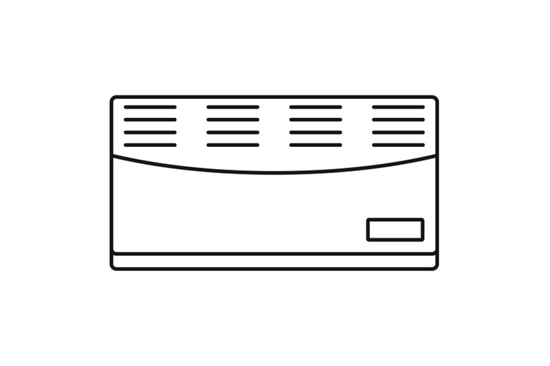 convector-icon-outline-style