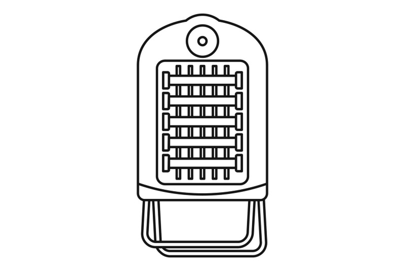 hot-small-convector-icon-outline-style