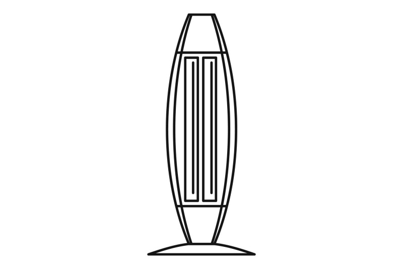 home-heater-icon-outline-style