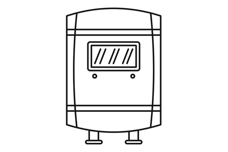 gas-boiler-icon-outline-style