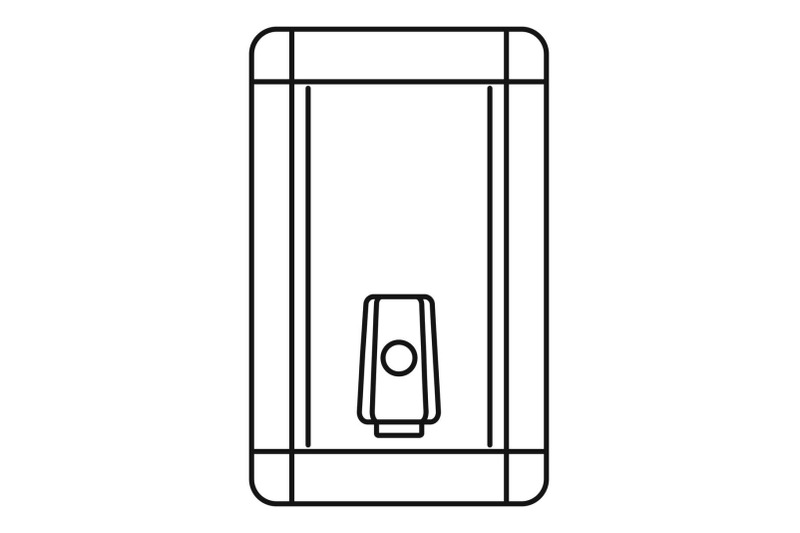 home-heater-boiler-icon-outline-style
