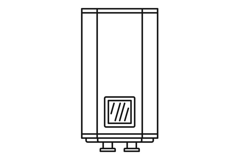 natural-gas-boiler-icon-outline-style