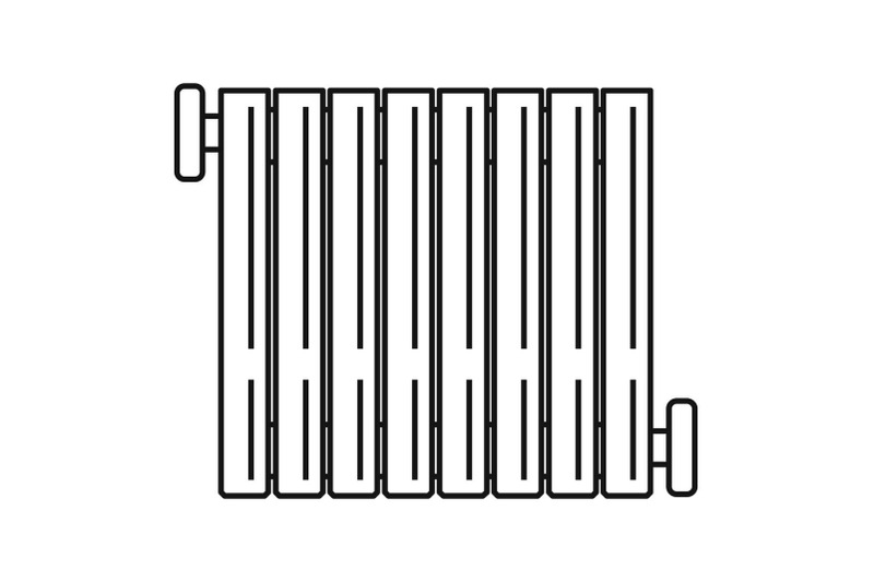 radiator-icon-outline-style