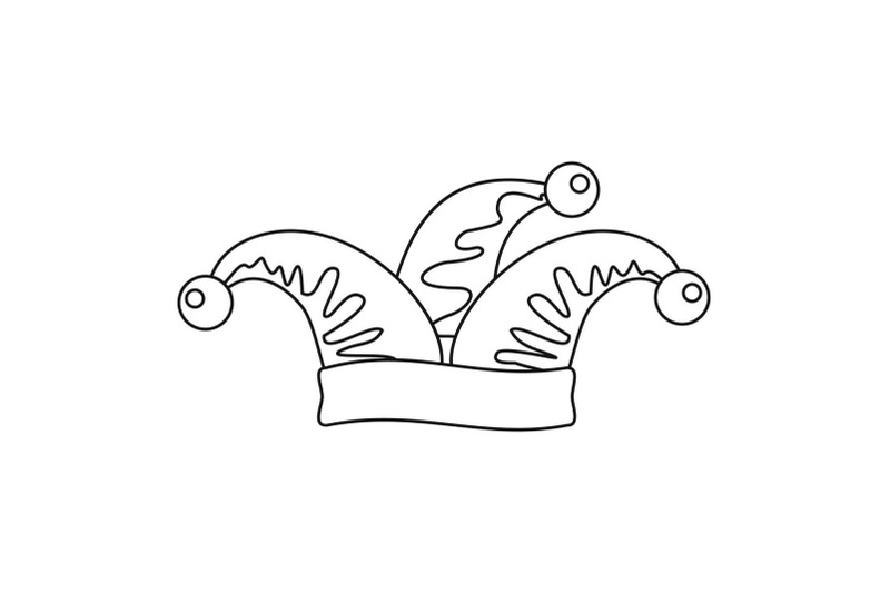 jester-icon-outline-style