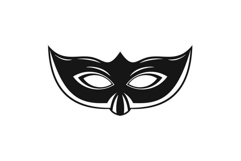 elegant-carnival-mask-icon-simple-style