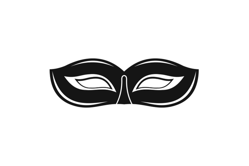 festival-mask-icon-simple-style