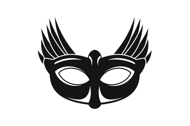 bird-carnival-mask-icon-simple-style