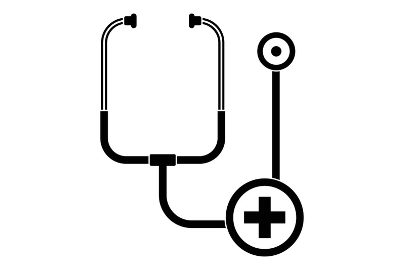 stethoscope-icon-simple-style