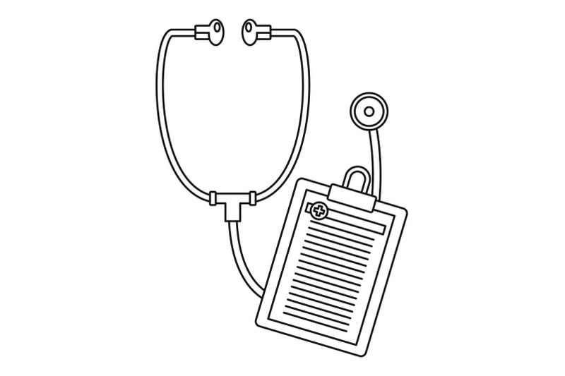 stethoscope-medical-icon-outline-style