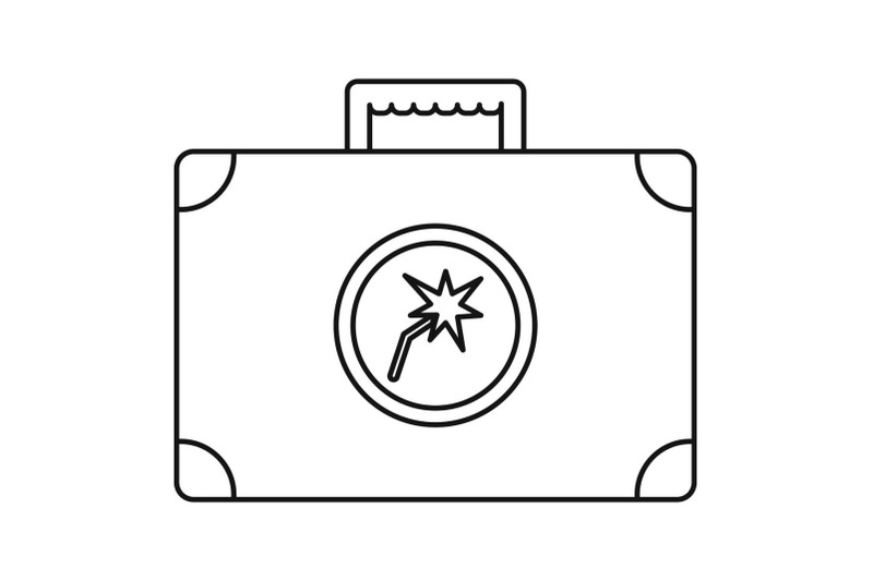 welding-bag-icon-outline-style