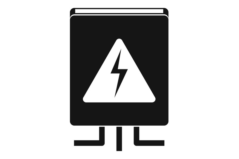 electrical-box-icon-simple-style