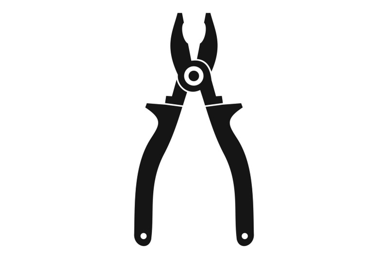 pliers-icon-simple-style