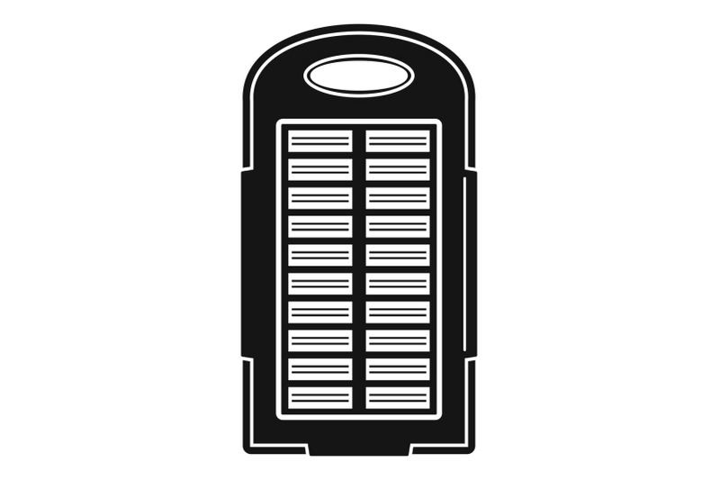 power-bank-solar-panel-icon-simple-style