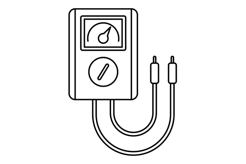 voltage-device-tool-icon-outline-style