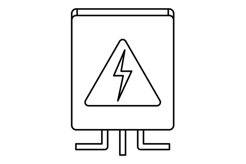 electrical-box-icon-outline-style