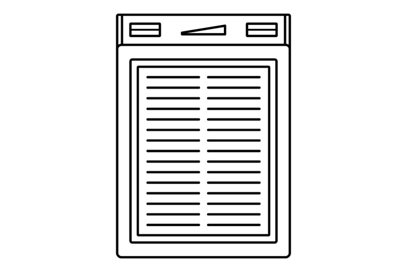 power-solar-bank-icon-outline-style