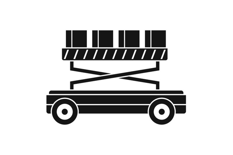 machine-lift-box-icon-simple-style