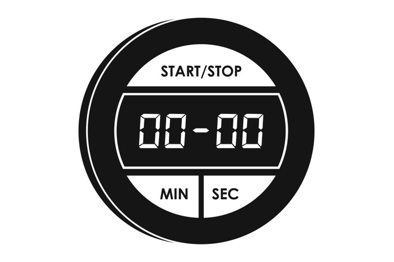 digital-stopwatch-icon-simple-style