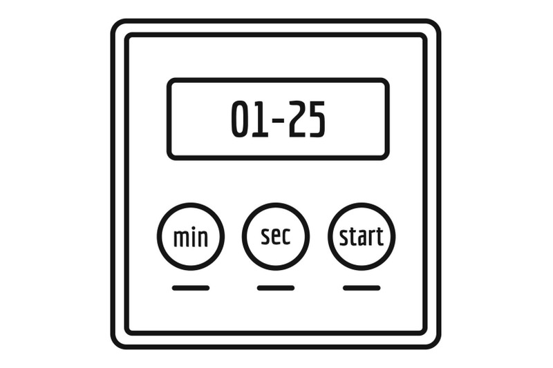 alarm-clock-icon-outline-style