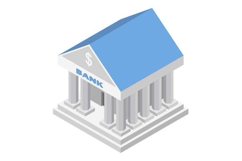 bank-icon-isometric-style