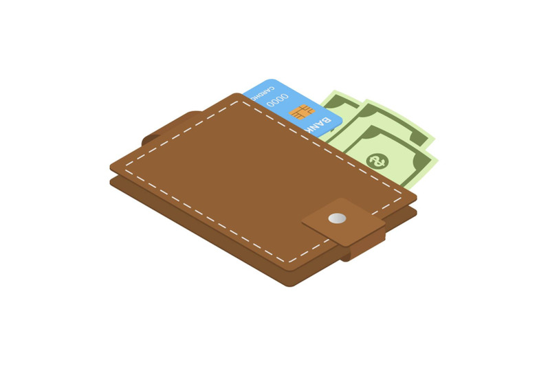wallet-icon-isometric-style