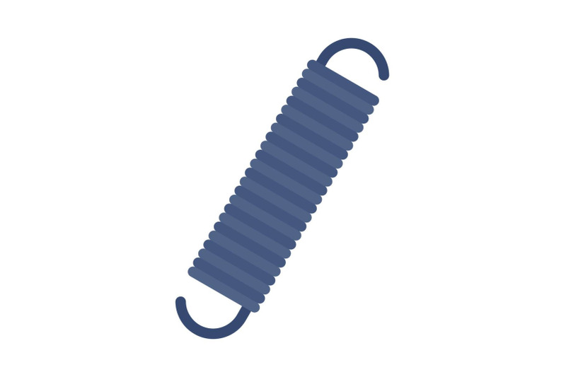 metal-coil-icon-flat-style