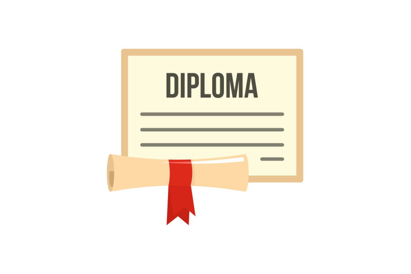 graduation-diploma-icon-flat-style