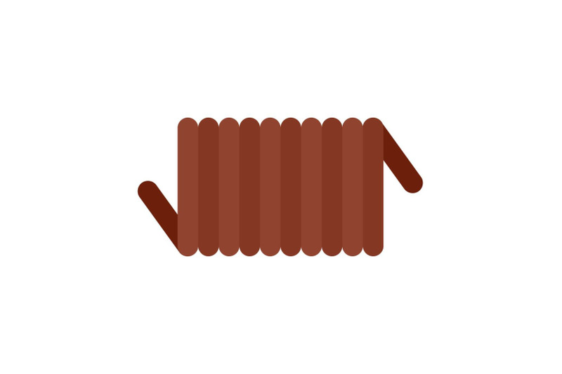 cord-spring-coil-icon-flat-style