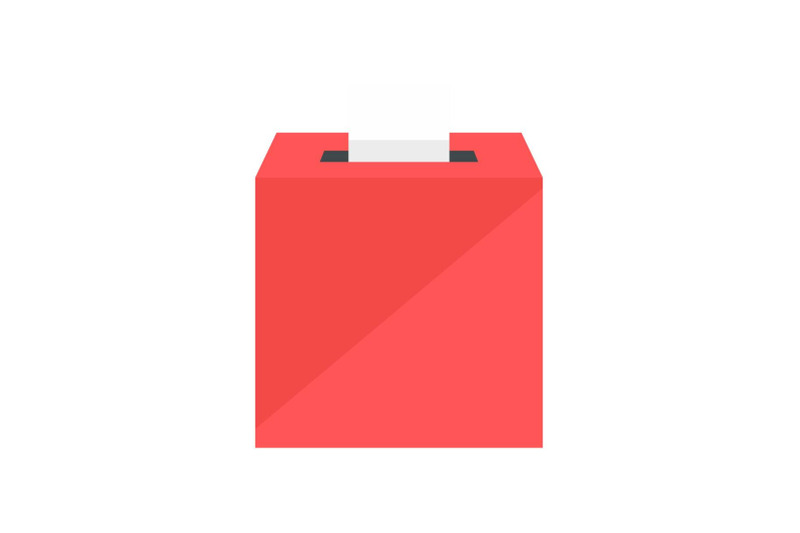 election-box-icon-flat-style